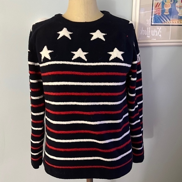 Joules Clothing Great Britain Stars and Stipes Sweater Size 6 - Picture 1 of 7